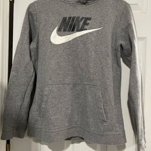 Nike Kids Gray Turtleneck Hoodie